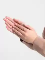 Золотой кольцо Бабочка из камней