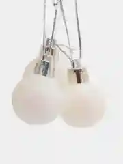 Белый елочные игрушки, новогодние, d - 3 см, 12 штук