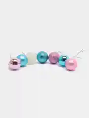 Белый елочные игрушки, новогодние, d - 3 см, 12 штук
