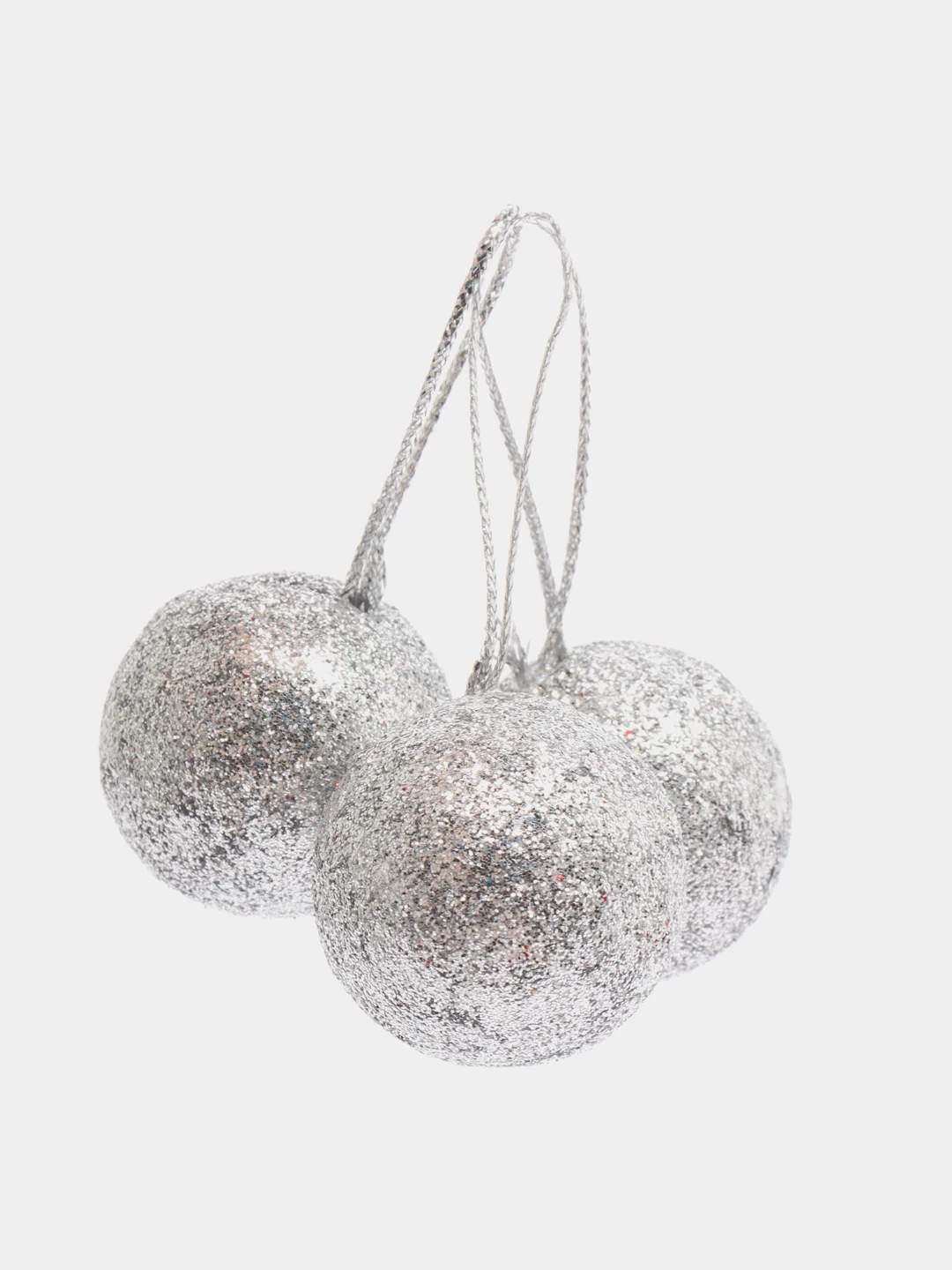 Золотой елочные игрушки, новогодние, d - 3 см, 12 штук