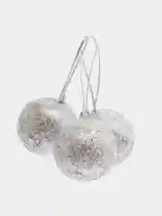 Золотой елочные игрушки, новогодние, d - 3 см, 12 штук