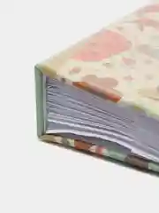 Бежевый фотоальбом, 200 фото, 10 х 15, бумажные листы, книжный переплет