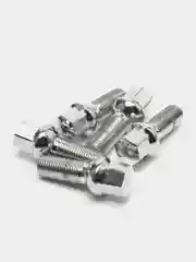 Болт колесный, М14*1,5, 58/33 мм, ключ 17, сфера, хром, 5 шт, AUDI, SKODA, VW, VAG