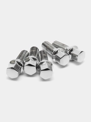Болт колесный, М14*1,5, 58/33 мм, ключ 17, сфера, хром, 5 шт, AUDI, SKODA, VW, VAG