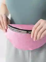 Золотой поясная сумка с блестками