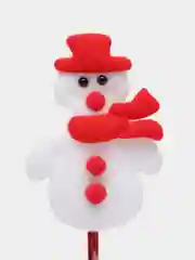 Белый ручка шариковая, новогодняя