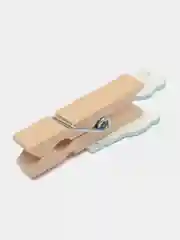 Белый декоративные прищепки, 5 см, 4 штуки