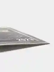 Оливковый наклейка для бутылки шампанское "Новогодняя, 2024"