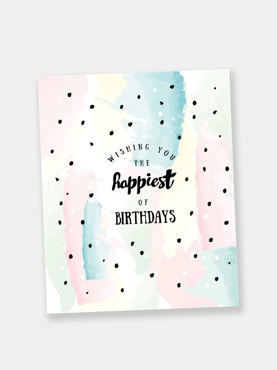 Карамельный открытки "Happy Birthday" в мини-формате