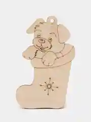 Ёлочные новогодние игрушки из дерева, декупаж и творчество
