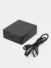 Черный переходник-конвертер с AV в HDMI