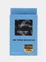 Черный переходник-конвертер с AV в HDMI