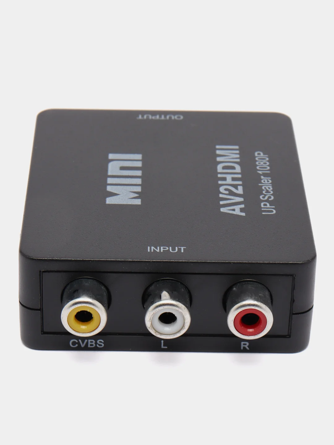 Черный переходник-конвертер с AV в HDMI