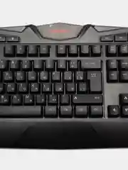 Клавиатура проводная игровая SONNEN, USB, 104 клавиши+10 мультимедийных черная, 513511