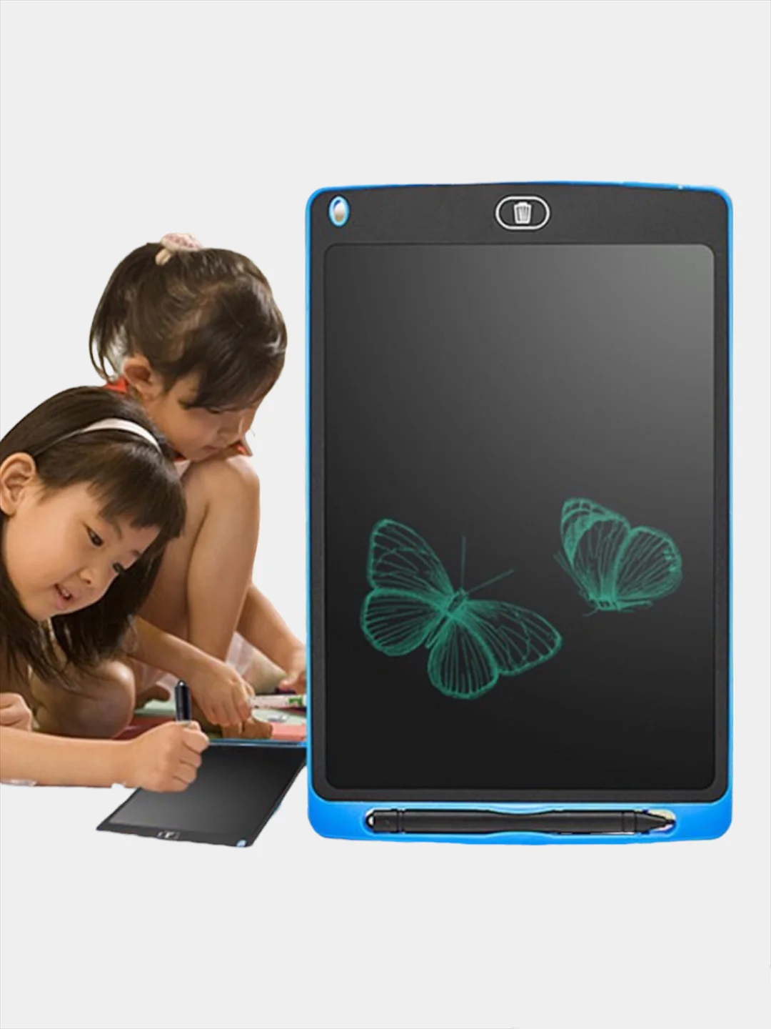 Зеленый графический LCD планшет для рисования, 8,5 дюймов, со стилусом