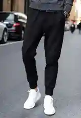 Черный брюки мужские спортивные