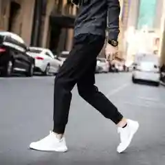 Черный брюки мужские спортивные