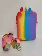 Сиреневый сумочка ПОПИТ Единорог средняя / сумочки для девочек / 18 х 11 х 4 см