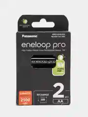 Аккумуляторы Panasonic Eneloop Pro BK-3HCDE/2BE, 2500 mAh, 2 штуки, AA