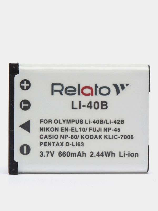 Аккумулятор для фотоаппарата Olympus Relato, LI-40B / LI-42B