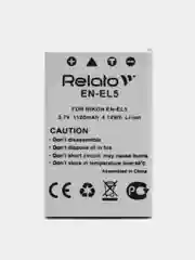 Аккумулятор для фотоаппарата Relato EN-EL5 для Nikon CoolPix 3700/4200/5200/5900/7900/P100