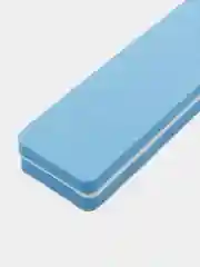 Голубой прямоугольный баф для шлифовки ногтей для маникюра