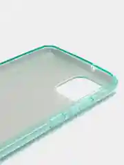 Бирюзовый чехол блестящий Samsung Galaxy A03, накладка c блёстками