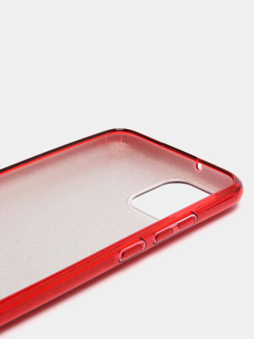 Красный чехол блестящий Samsung Galaxy A03, накладка c блёстками