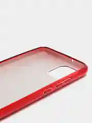 Красный чехол блестящий Samsung Galaxy A03, накладка c блёстками