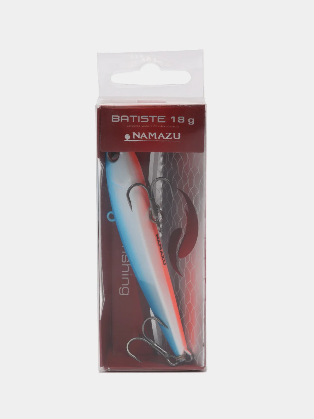 Белый раттлин (rattlin) BATISTE, vib, 9 см, вес 18 г