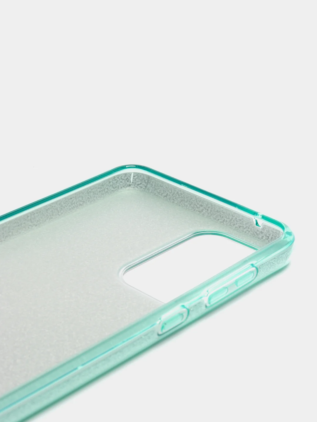 Бирюзовый чехол блестящий Samsung Galaxy A33, накладка c блёстками Самсунг А33