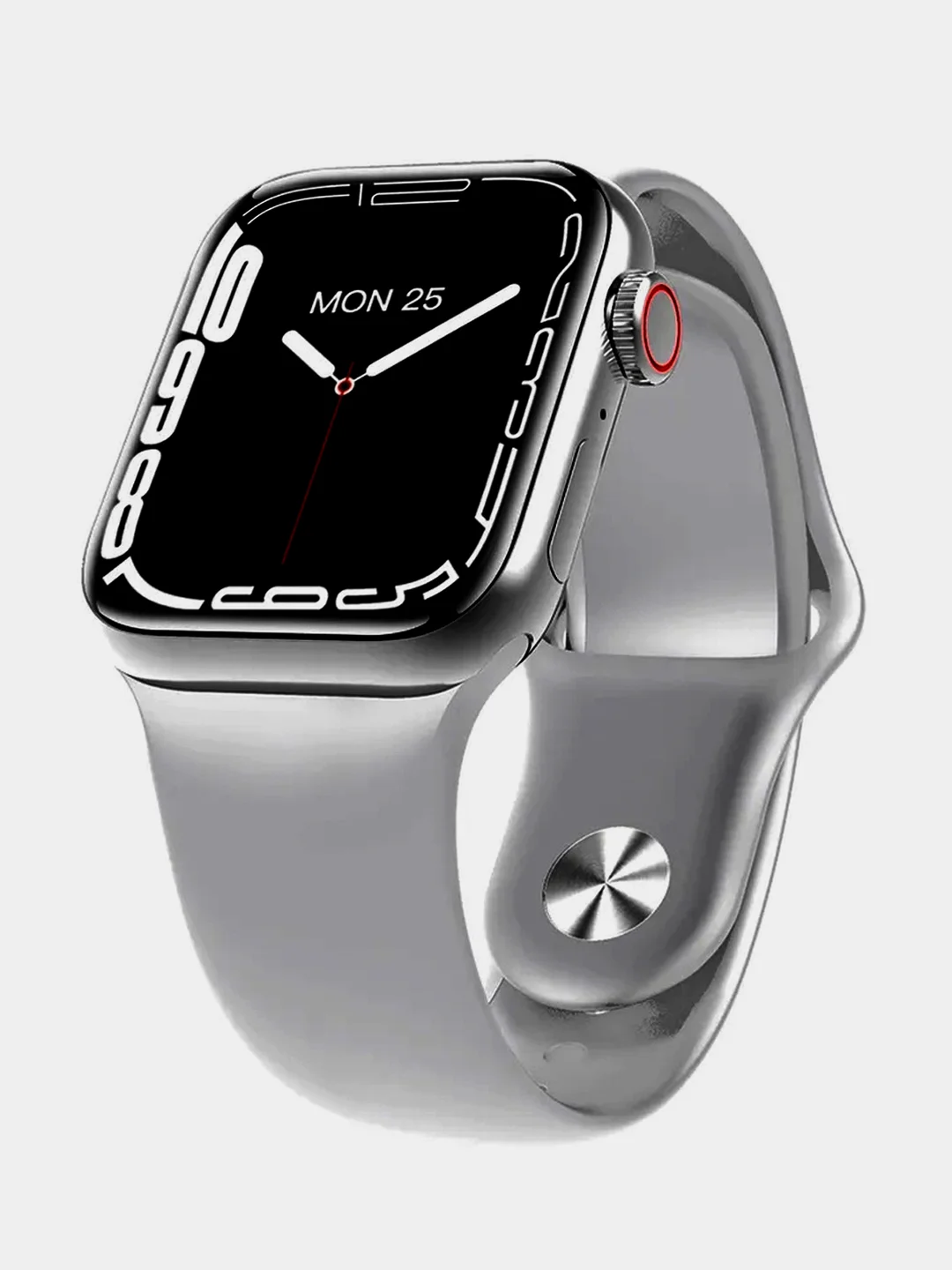 Серебряный умные смарт часы Smart Watch DT No.1 8 Max серии 8, 45 мм