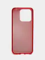 Красный чехол блестящий Xiaomi Redmi 10C и POCO C40, накладка c блёстками
