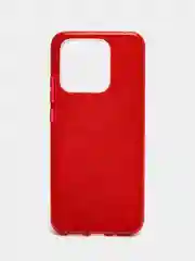 Красный чехол блестящий Xiaomi Redmi 10C и POCO C40, накладка c блёстками