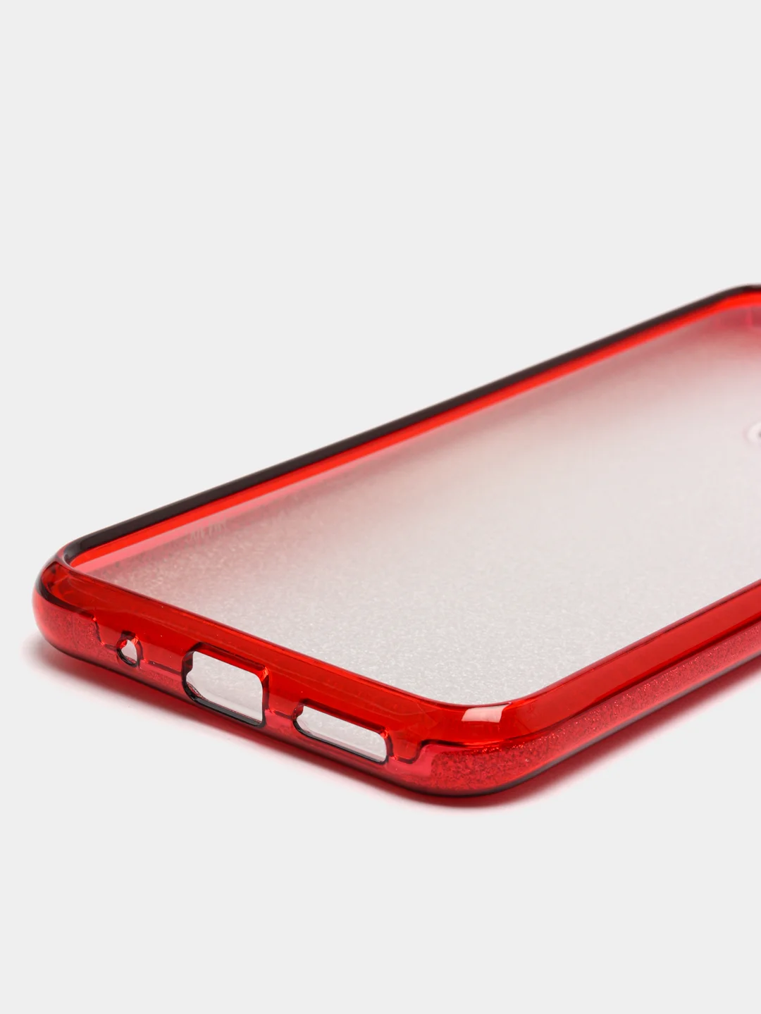 Красный чехол блестящий Xiaomi Redmi 10C и POCO C40, накладка c блёстками
