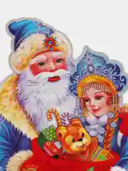 Желтый украшения на новый год / Плакат, звезда, бусы, мишура
