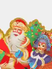 Горчичный украшения на новый год / Плакат, звезда, бусы, мишура
