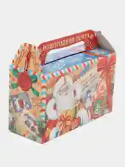 Новогодняя коробка для конфет, упаковка для сладких подарков, 0,5кг