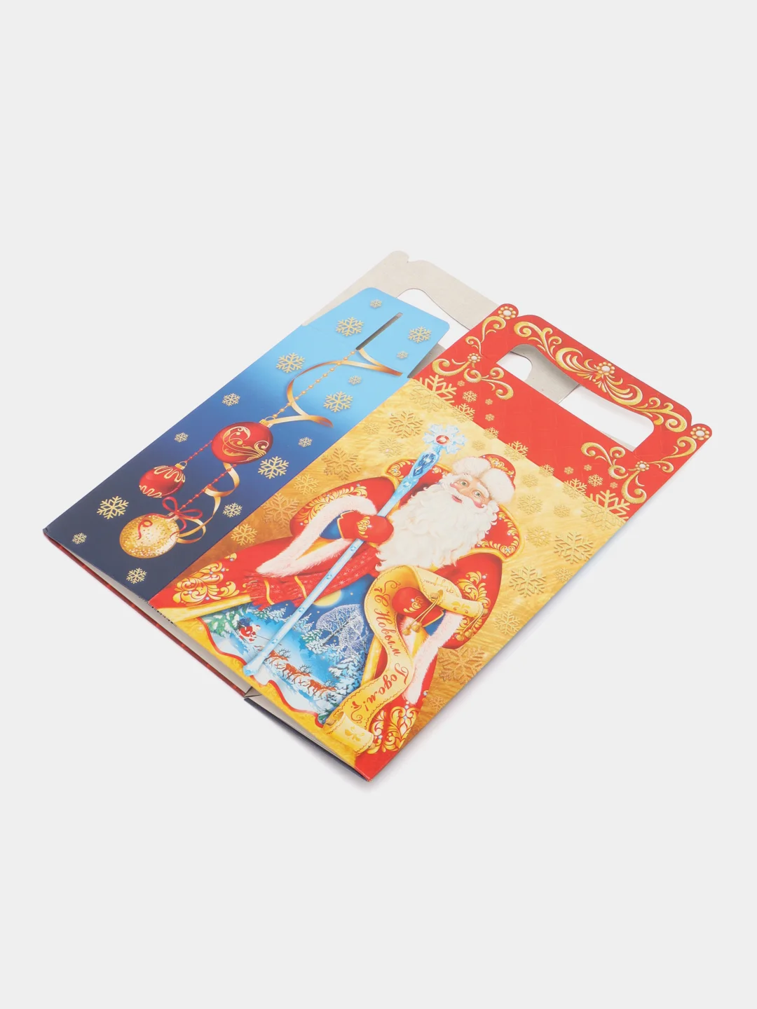Новогодняя коробка для конфет, упаковка для сладких подарков, 1 кг