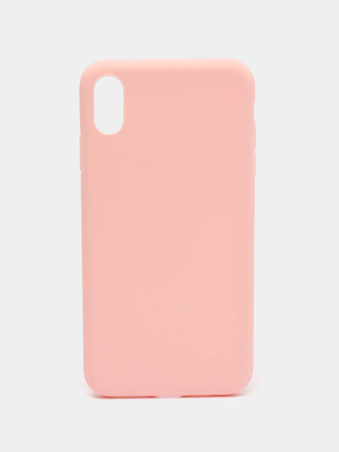 Розовый чехол для iPhone XS Max, силиконовый, 14 цветов