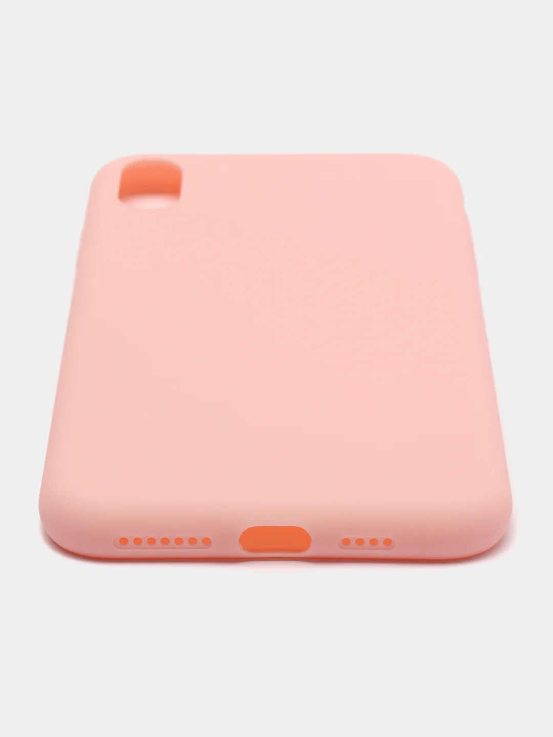 Розовый чехол для iPhone XS Max, силиконовый, 14 цветов