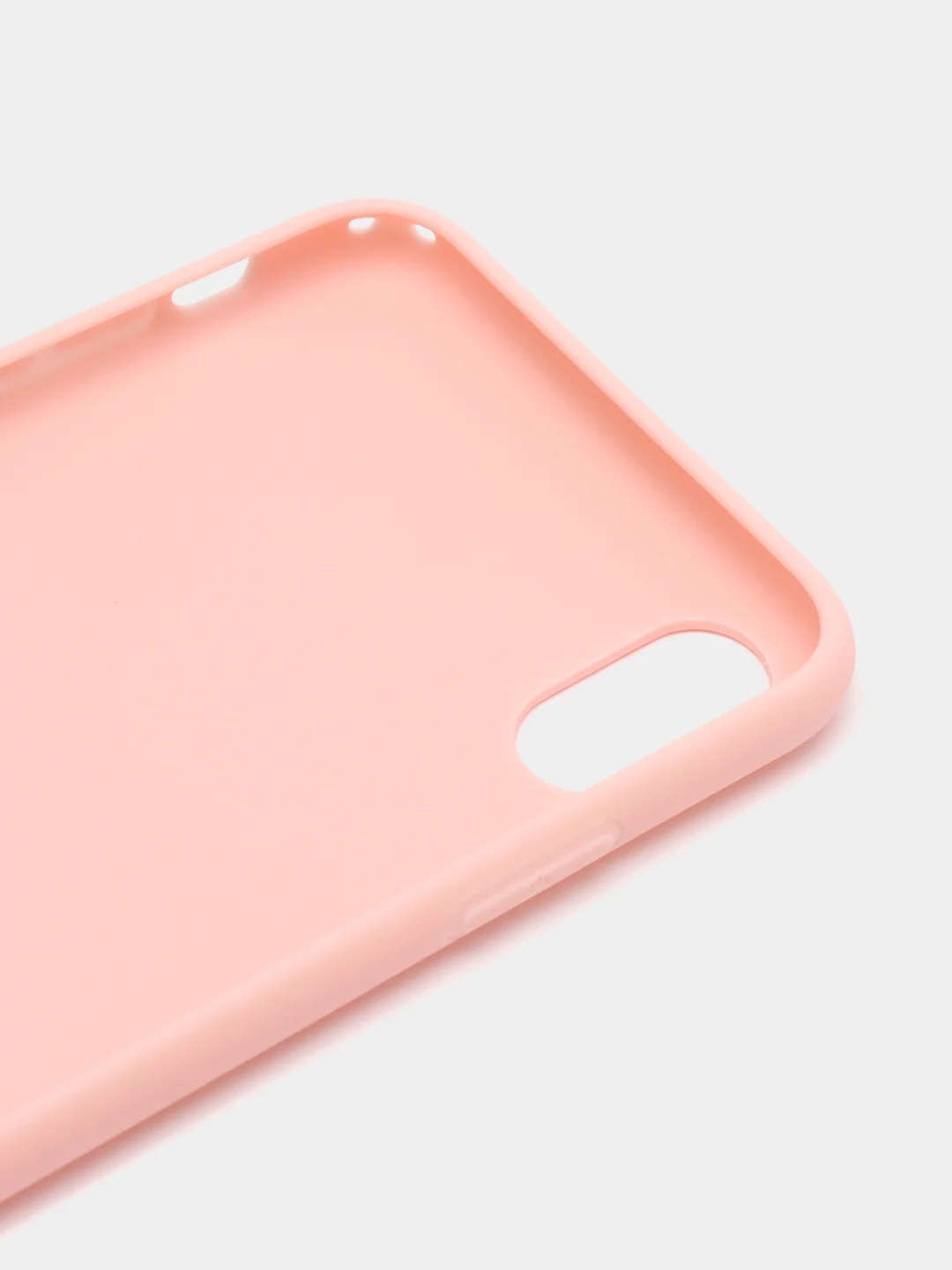 Розовый чехол для iPhone XS Max, силиконовый, 14 цветов