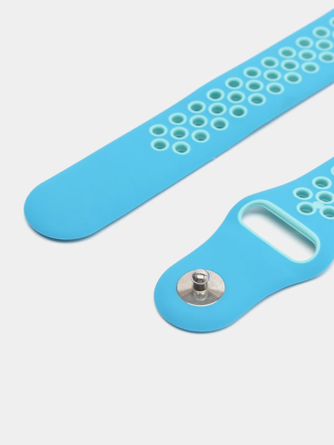 Морской ремешок для Apple Watch 3,4,5 поколения 38/40 мм. двухцветный, силиконовый