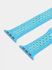 Морской ремешок для Apple Watch 3,4,5 поколения 38/40 мм. двухцветный, силиконовый