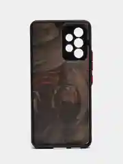 Бордовый чехол с рисунком на Samsung Galaxy A53 (Самсунг Галакси А53)