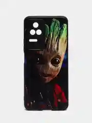 Терракотовый чехол с рисунком на Xiaomi Poco F4 (Сяоми Поко Ф4)