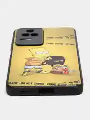 Желтый чехол с рисунком на Xiaomi Poco F4 (Сяоми Поко Ф4)