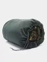 Хаки спальный мешок спальник зимний с капюшоном, 200 на 80 см