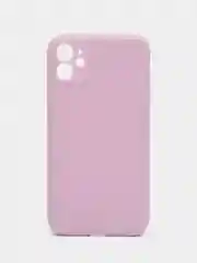 Лавандовый чехол iPhone 11 силиконовый с защитой камеры противоударный ( Айфон 11 )