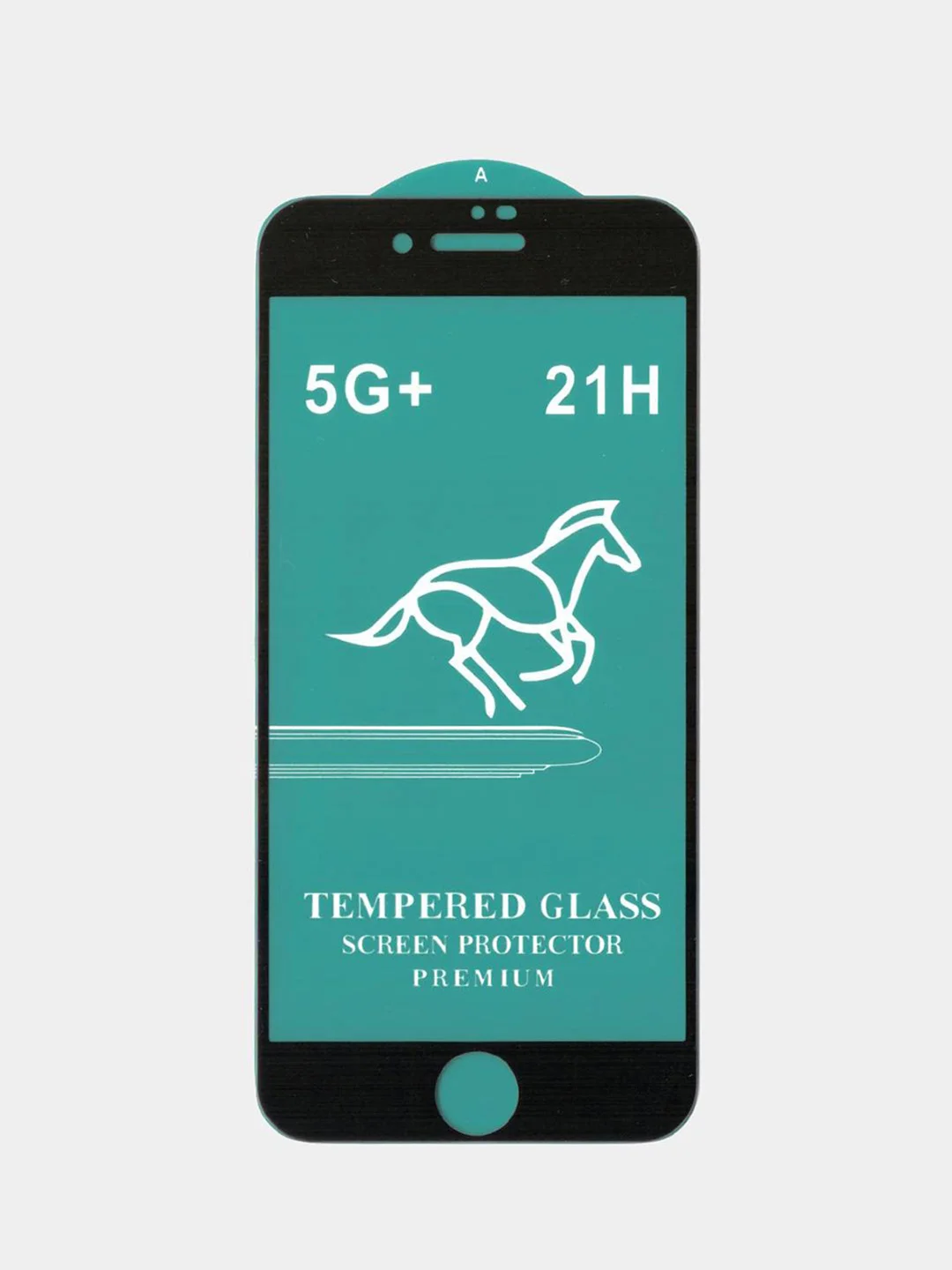 Черный защитное стекло для iPhone 7 / 8 / SE 2020